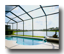 Massive deck and pool are